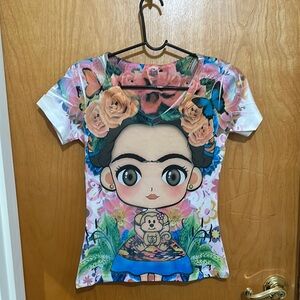 Floral Graphic   size unknown must be adult small